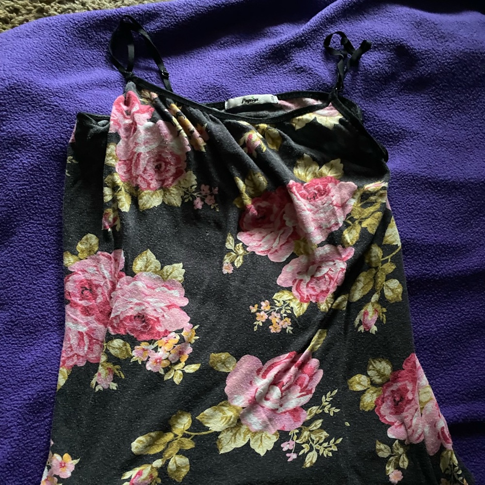 Flower Strap Shirt